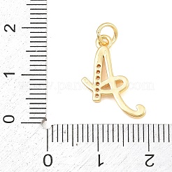 Brass Micro Pave Clear Cubic Zirconia Pendants&nbsp;CU-CBA7939-01A-G