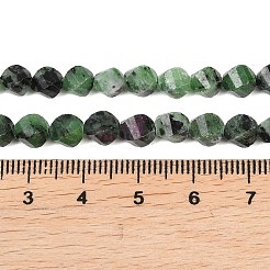 Natural Ruby in Zoisite Beads Strands&nbsp;G-P611-C22-01
