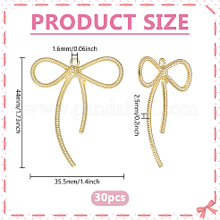 30Pcs Rack Plating Alloy Pendants&nbsp;FIND-PH0026-77G