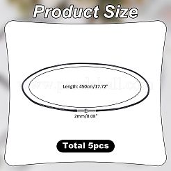 2MM Braided Round Waxed Cord Necklace Making&nbsp;NJEW-WH0023-77