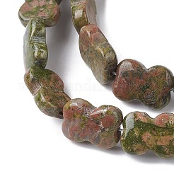 Natural Unakite Beads Strands&nbsp;G-K359-D09-01