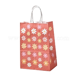 Rectangle with Sunflower Pattern Paper Gift Bags&nbsp;LS-CARB-L012-01C