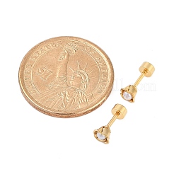 Flower Plastic Imitation Pearl Ear Fake Plugs&nbsp;EJEW-H105-19G