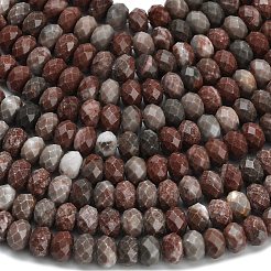 Natural Red Line Jasper Beads Strands&nbsp;G-Z111-A48