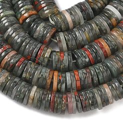 Natural African Bloodstone Beads Strands&nbsp;G-G329-B06-8x1mm