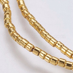 Electroplate Non-magnetic Synthetic Hematite Bead Strands&nbsp;G-K237-08L