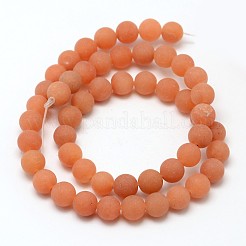 Natural Red Aventurine Beads Strands&nbsp;G-D675-8mm