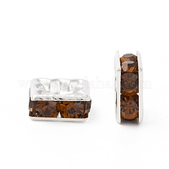 Brass Rhinestone Spacer Beads&nbsp;RSB074NF-06S