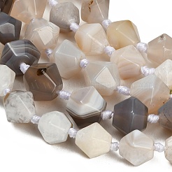 Natural Banded Agate Beads Strands&nbsp;GG-CBAB9C6-L01-01