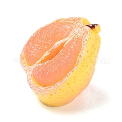 Opaque Resin Imitation Fruit Cabochons&nbsp;RE-CBA068D-03B-01