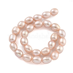 Natural Cultured Freshwater Pearl Beads Strands&nbsp;PEAR-P062-06D-1