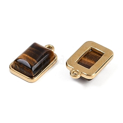 Natural Tiger Eye Pendants&nbsp;STAS-K291-04G-04
