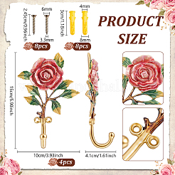 Alloy Enamel Hook Hangers&nbsp;DIY-WA0001-33