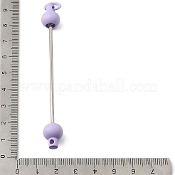 Plastic Beadable Keychain Bar for Jewelry Making DIY Crafts&nbsp;AJEW-C040-01A-1