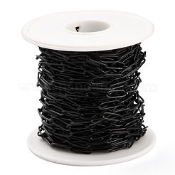 304 Stainless Steel Paperclip Chains&nbsp;CHS-O010-01EB