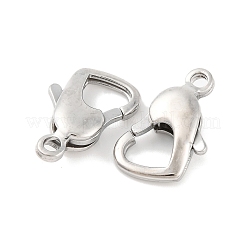 Tarnish Resistant 304 Stainless Steel Lobster Claw Clasps&nbsp;X-STAS-H002