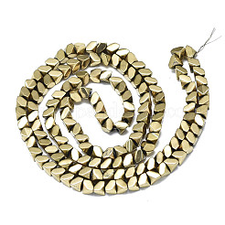 Electroplate Non-magnetic Synthetic Hematite Beads Strands&nbsp;G-S352-76