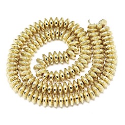 Electroplate Non-magnetic Synthetic Hematite Beads Strands&nbsp;X-G-S372-001-01KC