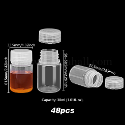 Plastic Wide Mouth Laboratory Reagent Bottles&nbsp;CON-WH0089-195A-01