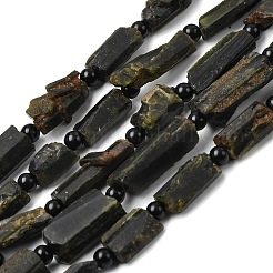 Natural Green Tourmaline Beads Strands&nbsp;G-G344-B01-01