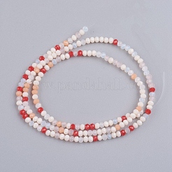 Faceted Glass Beads Strands&nbsp;X-GLAA-G074-B04