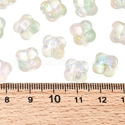 Electroplate Transparent Glass Beads&nbsp;GLAA-A045-03