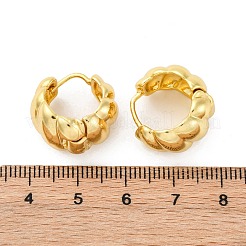 Rack Plating Brass Croissant Hoop Earrings for Women&nbsp;LS-EJEW-G342-09G