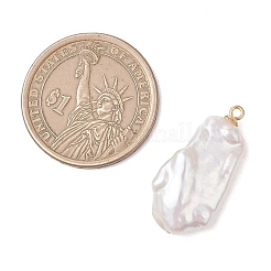 Natural Keshi Pearl Pendants&nbsp;PALLOY-JF04900-01