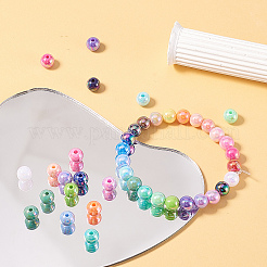 600Pcs 24 Colors Opaque Acrylic Beads&nbsp;MACR-CJ0001-16