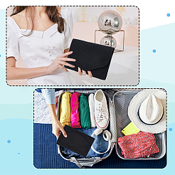 Polyester Envolope Travel Folding Clutch Bag&nbsp;ABAG-WH0035-030B