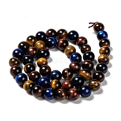 Natural Tiger Eye Beads Strands&nbsp;G-F173-14-8mm