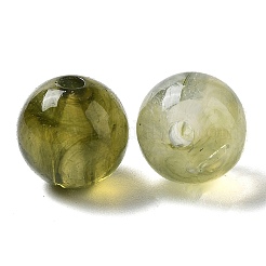 Acrylic Imitation Gemstone Beads&nbsp;X-OACR-R029-10mm-02