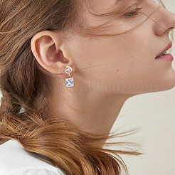 30Pcs 5 Styles Brass Cubic Zirconia Charms&nbsp;ZIRC-SC0001-40