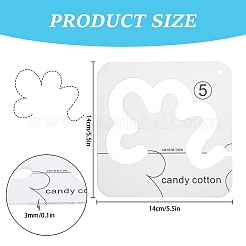 Transparent Acrylic Sewing Template&nbsp;DIY-GF0002-88