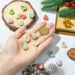 16Pcs 16 Colors Handmade Porcelain Beads&nbsp;PORC-CJ0001-13
