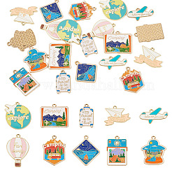 Alloy Enamel Pendants&nbsp;FIND-TA0009-93