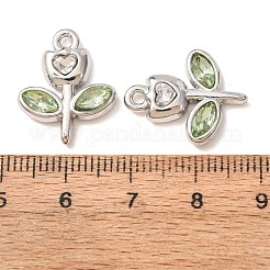 Alloy with Rhinestone Pendants&nbsp;AL-CBA7256-01P-01