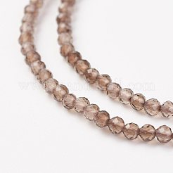 Natural Smoky Quartz Bead Strand&nbsp;X-G-G680-22