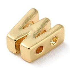 Rack Plating Brass Slide Charms&nbsp;KK-M254-15G-W