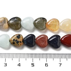 Natural & Synthetic Mixed Gemstone Beads Strands&nbsp;G-R190-10mm-43