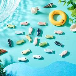 32Pcs 8 Colors Handmade Porcelain Beads&nbsp;FIND-TA0011-01