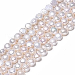 Natural Cultured Freshwater Pearl Beads Strands&nbsp;LS-PEAR-N014-07C