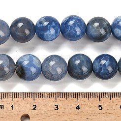 Dyed Natural Agate Beads Strands&nbsp;G-G203-10M-12mm