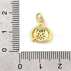 Brass Micro Pave Cubic Zirconia Pendants&nbsp;KK-I359-02G-02