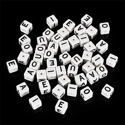 50Pcs 5 Styles Glazed Porcelain Beads&nbsp;PORC-TA0001-35