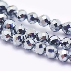 Terahertz Stone Beads Strands&nbsp;G-O166-14-2mm