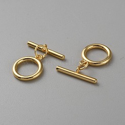 Brass Toggle Clasps&nbsp;FIND-WH0148-046