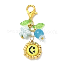 Acrylic & Glass Pendants Decorations&nbsp;HJEW-JM04062