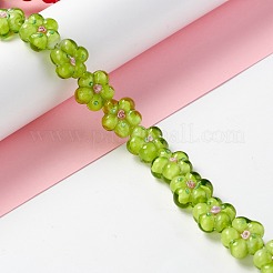 Handmade Lampwork Beads Strands&nbsp;LAMP-D015-08E