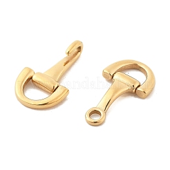 Ion Plating(IP) 304 Stainless Steel Hook Clasps&nbsp;STAS-C109-24G